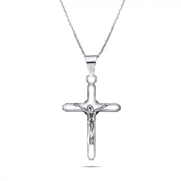 petsios Ανδρικός σταυρός με τον εσταυρωμένο