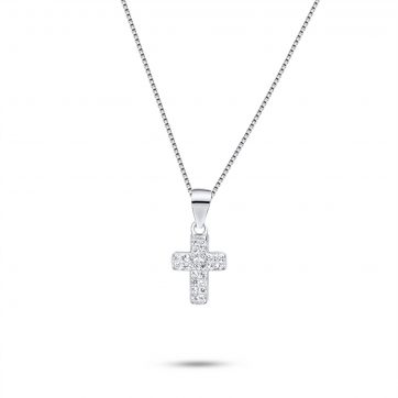 petsios Σταυρός με ζιργκόν πέτρες