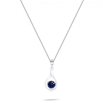 petsios Κολιέ με πέτρα ζαφείρι