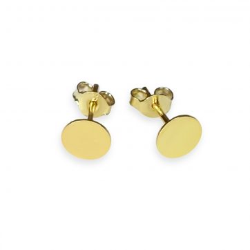 petsios Σκουλαρίκια καρφωτά επίχρυσα