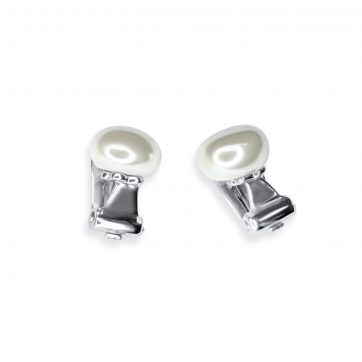 petsios Σκουλαρίκια μαργαριτάρι με κλιπς