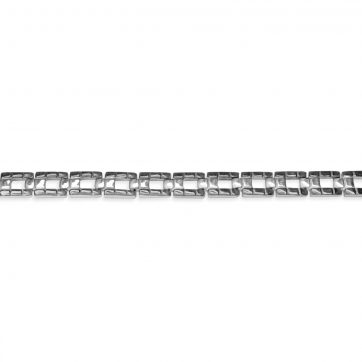 petsios Χειροπέδα ατσάλι δίχρωμη