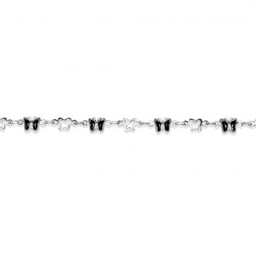 petsios Αλυσίδα ποδιού με πεταλούδες