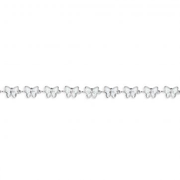 petsios Αλυσίδα ποδιού με πεταλούδες