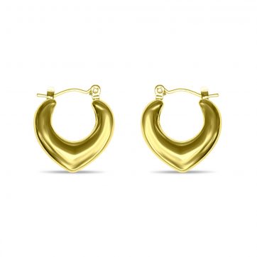 petsios Gold plated steel hoops