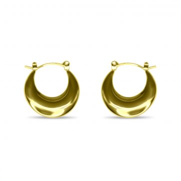 petsios Gold plated steel hoops