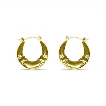 petsios Gold plated steel hoops
