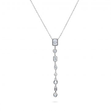 petsios Y-style steel necklace