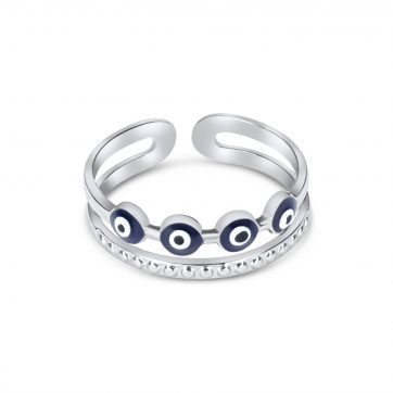 petsios Steel eye ring