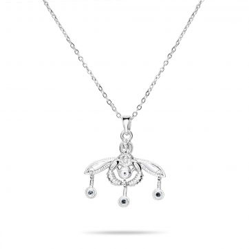 petsios Stainless Steel Minoan Bee Necklace
