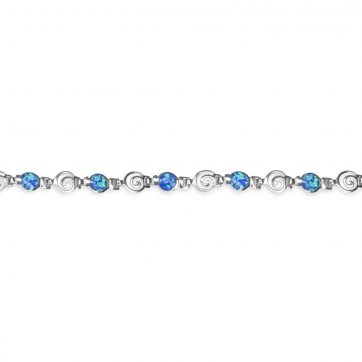 petsios Bracelet with opal stones and meander