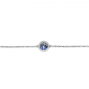 petsios Tree of life bracelet with opal and zircon stones