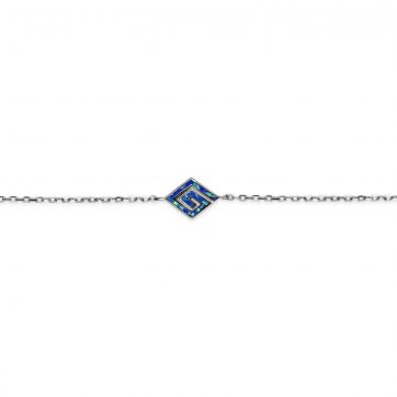 petsios Meander bracelet with opal stones