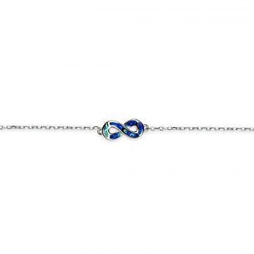 petsios Infinity bracelet with opal stones