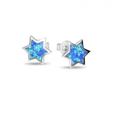 petsios Stud stars opal earrings 