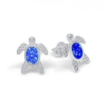 petsios Stud turtles opal earrings 