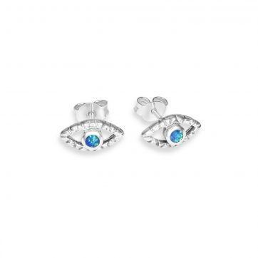 petsios Stud eye opal earrings 