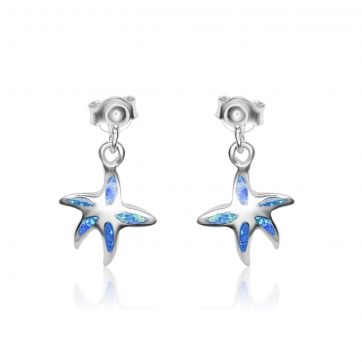 petsios Stud starfish opal earrings 