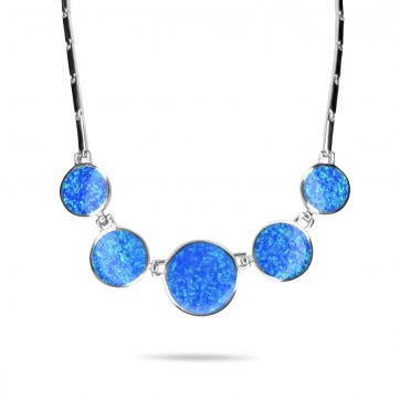 petsios Necklace with opal stones