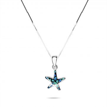 petsios Opal starfish pendant