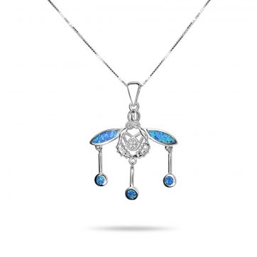 petsios Opal minoan bee pendant