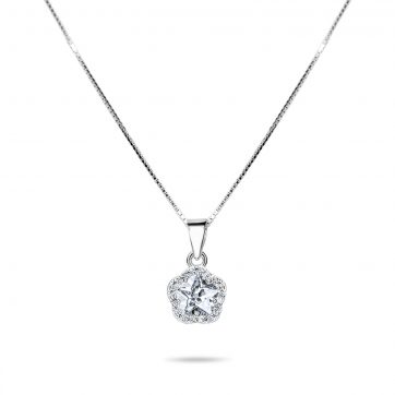 petsios Necklace with zircon stones