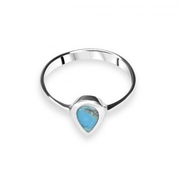 petsios Δαχτυλίδι με πέτρα τιρκουάζ