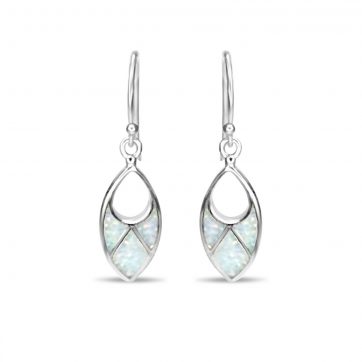 petsios Dangle earrings with white opal 