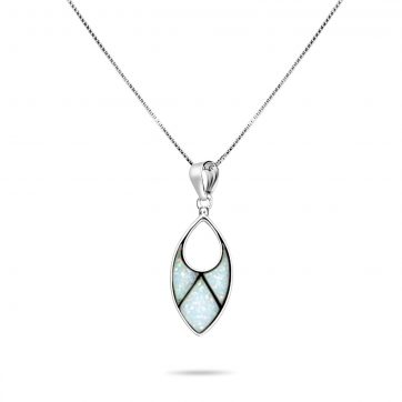 petsios White opal pendant