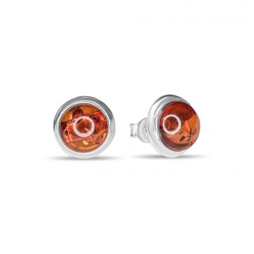 petsios Earrings with amber stones