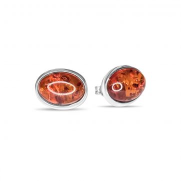 petsios Earrings with amber stones