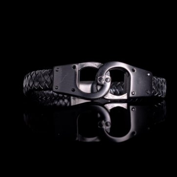 petsios Leather-Steel bracelet