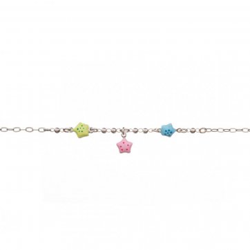 petsios Βραχιόλι με κρεμαστό αστέρι με σμάλτο