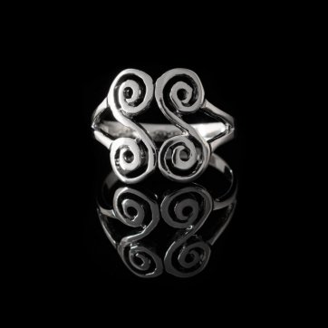 petsios Δαχτυλίδι με σπείρες