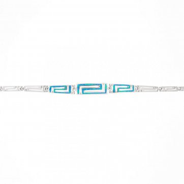 petsios Βραχιόλι με πέτρες όπαλ και μαίανδρο