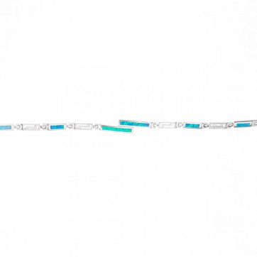 petsios Βραχιόλι με πέτρες όπαλ και μαίανδρο