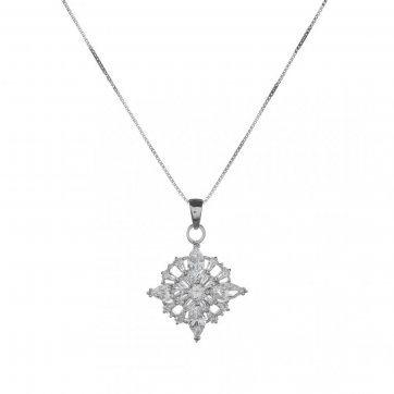 petsios Κολιέ με πέτρες ζιργκόν 