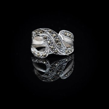 petsios Δαχτυλίδι με μαρκασίτες