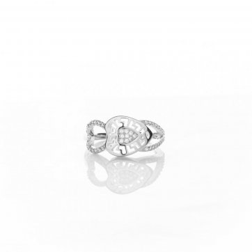 petsios Δαχτυλίδι με πέτρες ζιργκόν και μαίανδρο