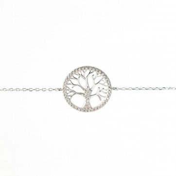petsios Tree of life bracelet with zircon stones