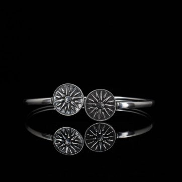 petsios Βραχιόλι κύκλος με διπλό αστέρι της Βεργίνας