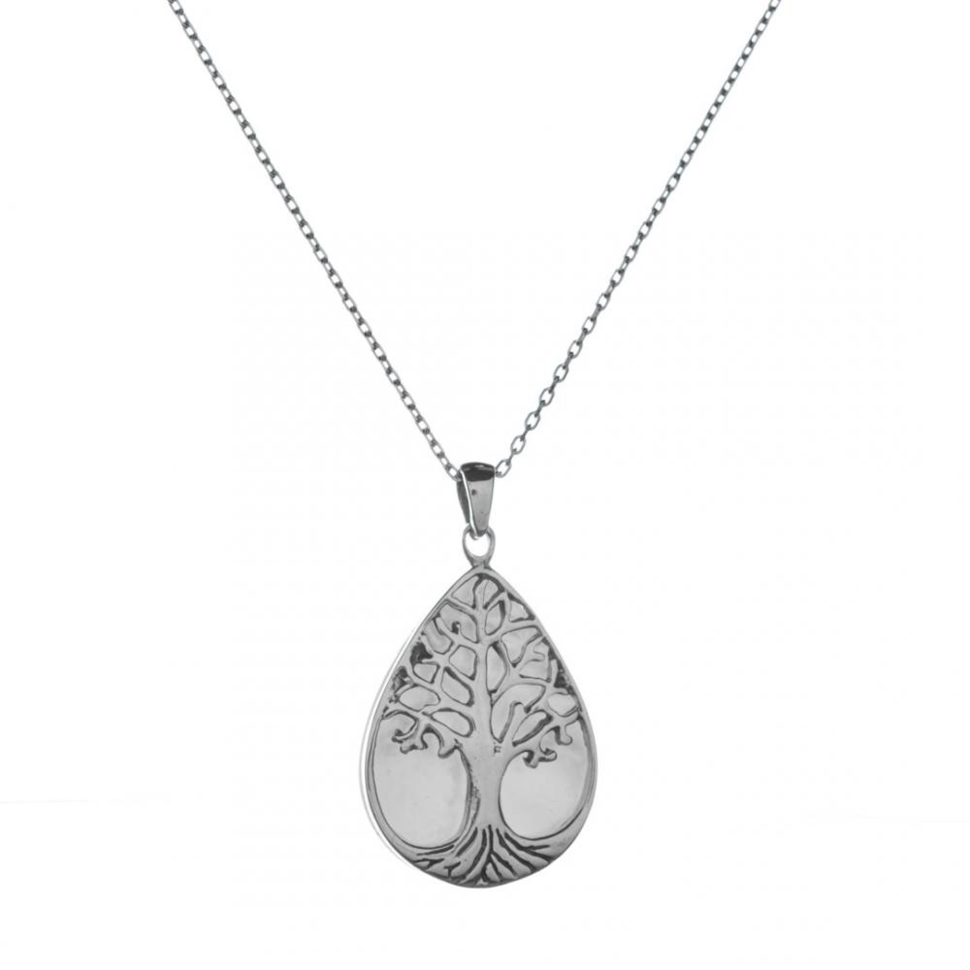 Tree of life necklace with mother of pearl stone